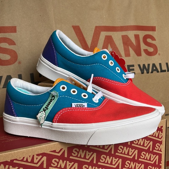 Vans Comfycush Era Multi Block Multi/True White WMNS - Picture 6 of 16